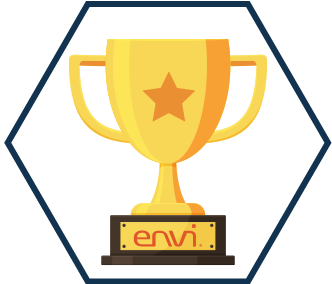 Trophy with Envi listed on the name plate